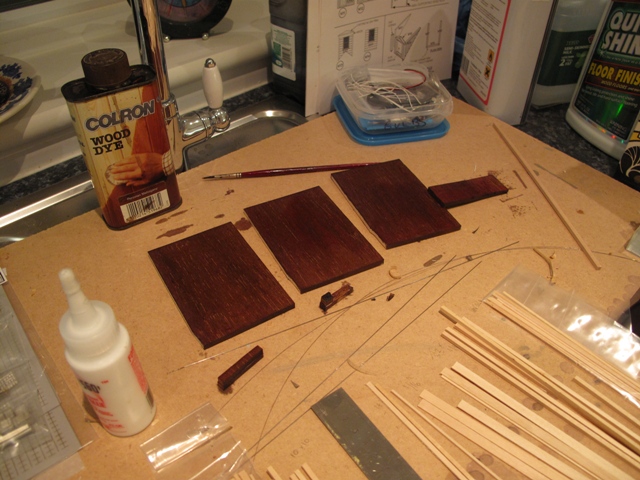 Martin Machine stained floor