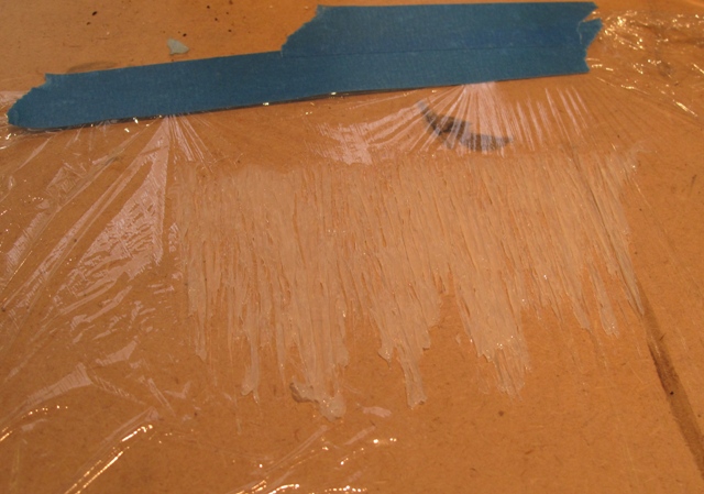 Silicon sealant waterfall