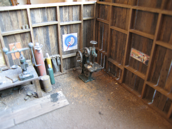 Garage barn interior