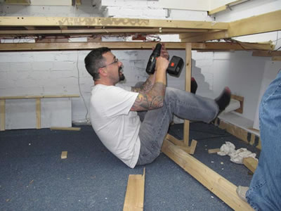 Brian under the layout