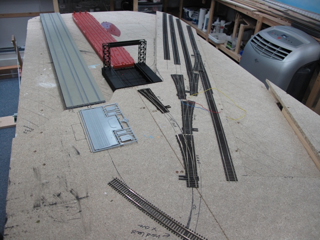Laying out the dock