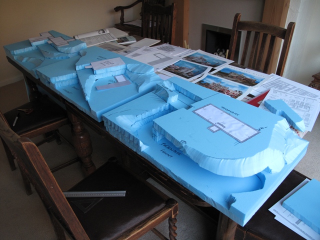 Layout diorama bases
