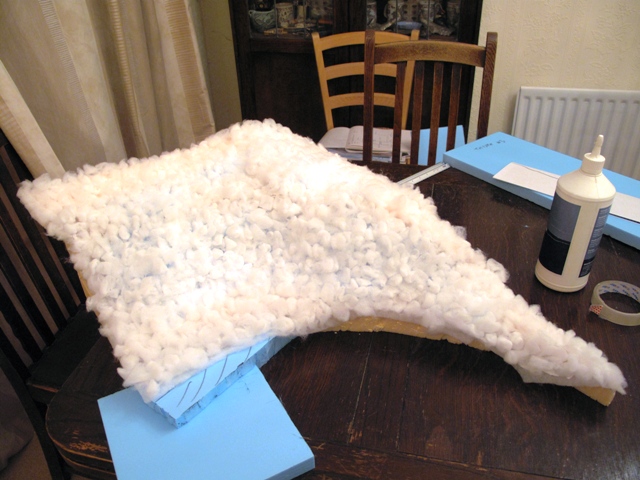 Covered hillside