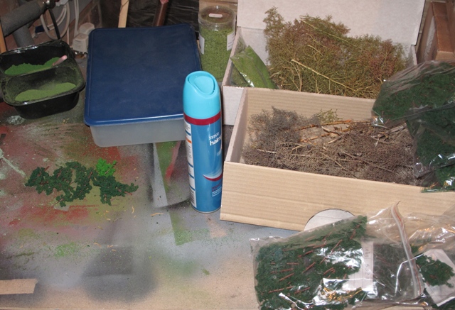 Scenery raw materials