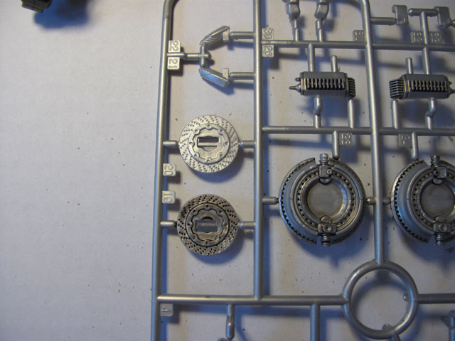 Sprues weathered
