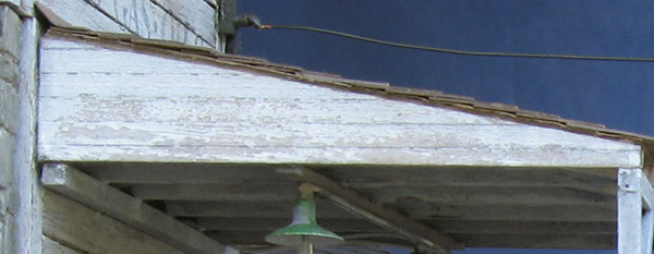Peeling paint