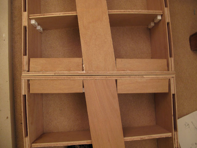 Cupped module end boards