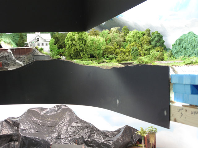 view from the stairs