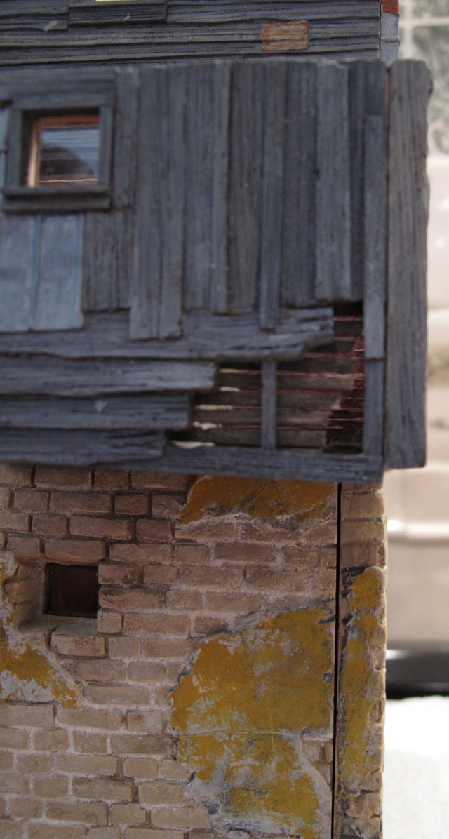 Interior wall through hole