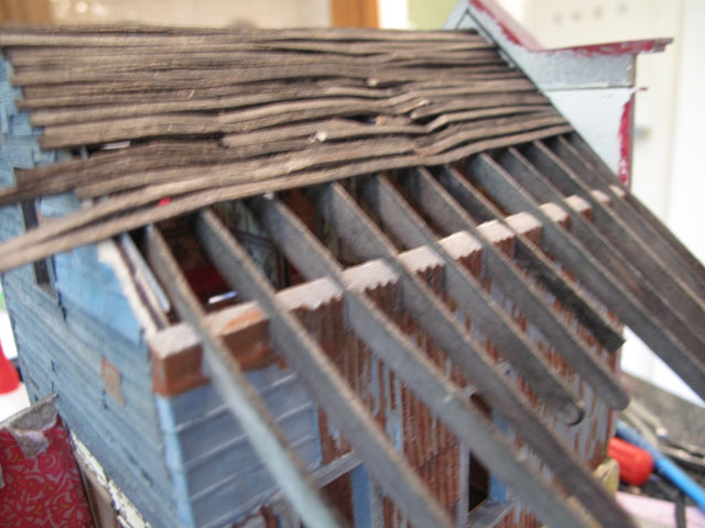Bordello rafters and lathes