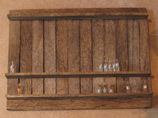 Bordello bar shelving