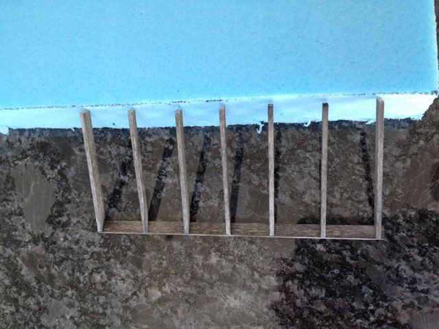 Porch roof rafters