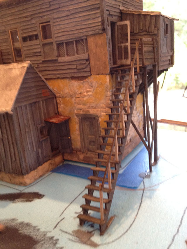 Back stairs