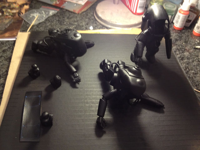 Black car paint