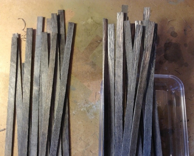 Sliced wood ends