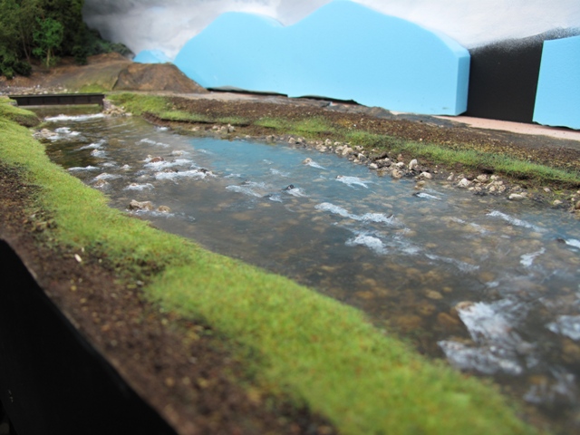 Upper level river bank