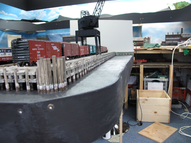 Coal pier rubbing strakes