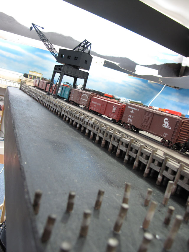 Coal pier side view