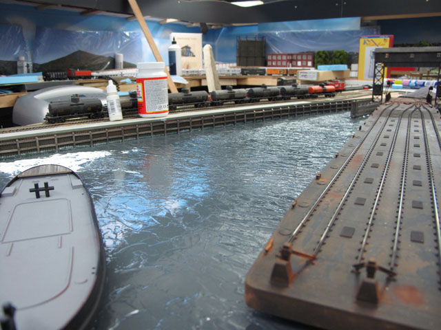 Car float and tug water