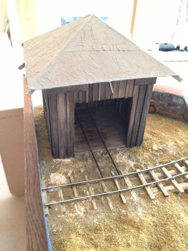 Hand Car Shed in place