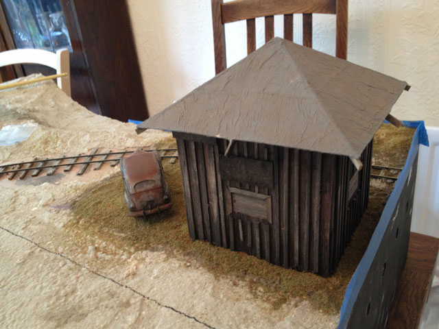 Hand Car Shed in place