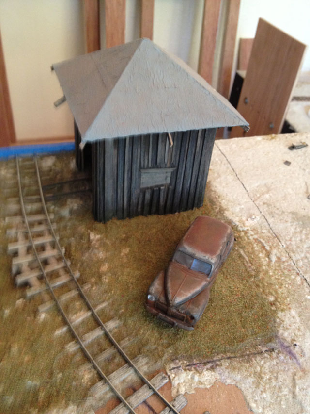 Hand Car Shed in place
