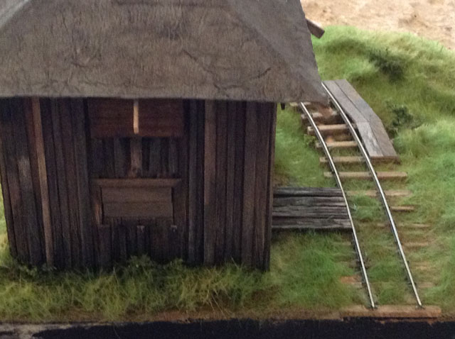 Hand car shed scenery