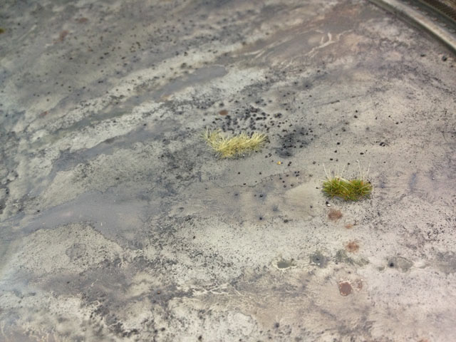 Turntable weathering up close