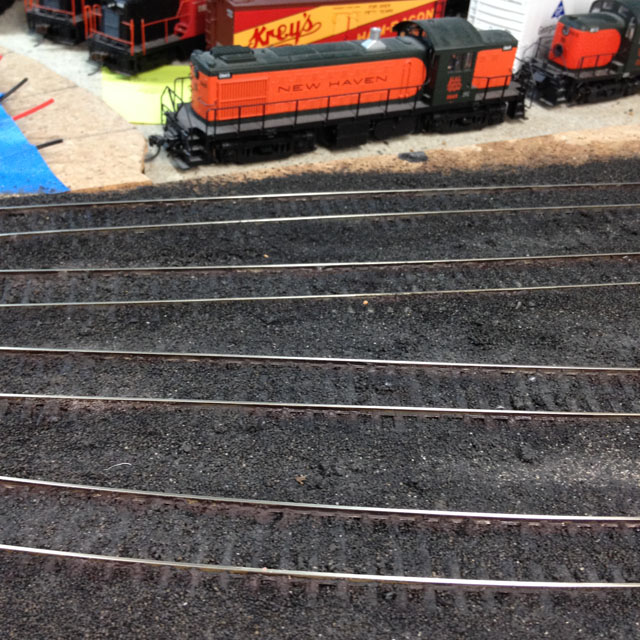 Weathered rail