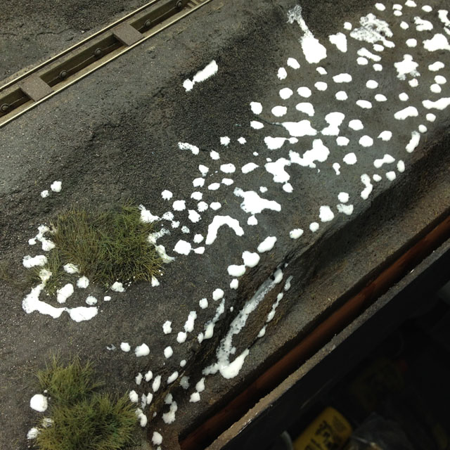 Glue spots