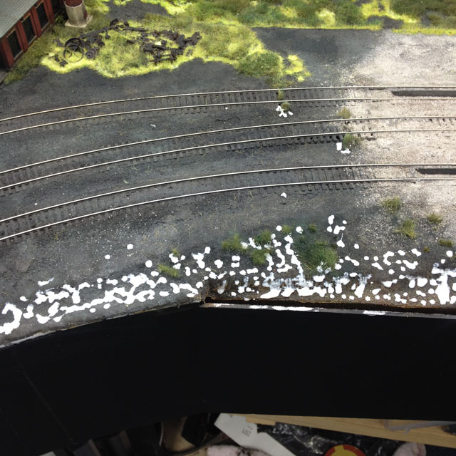 More glue spots
