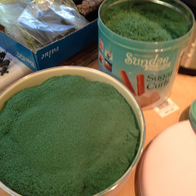 Finished ground foam