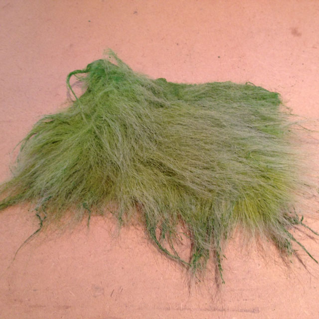dyed fur