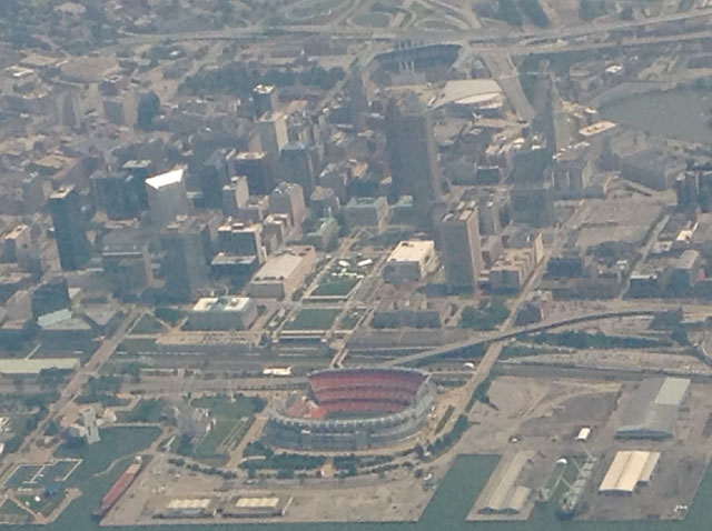Cleveland by air
