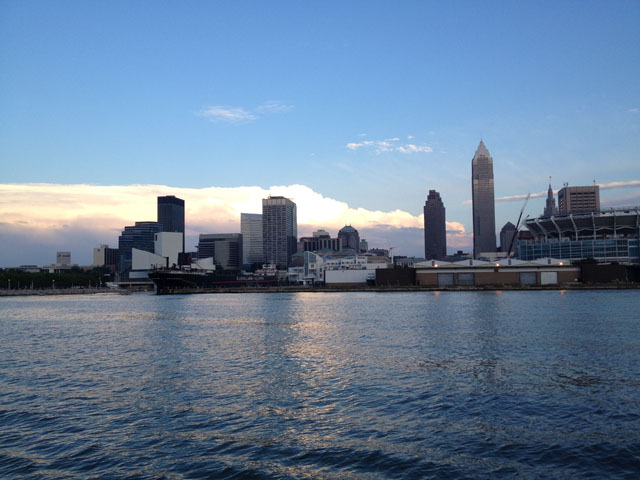 Cleveland from the water