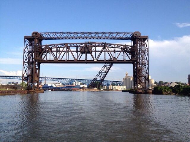 One of Cleveland's many bridges
