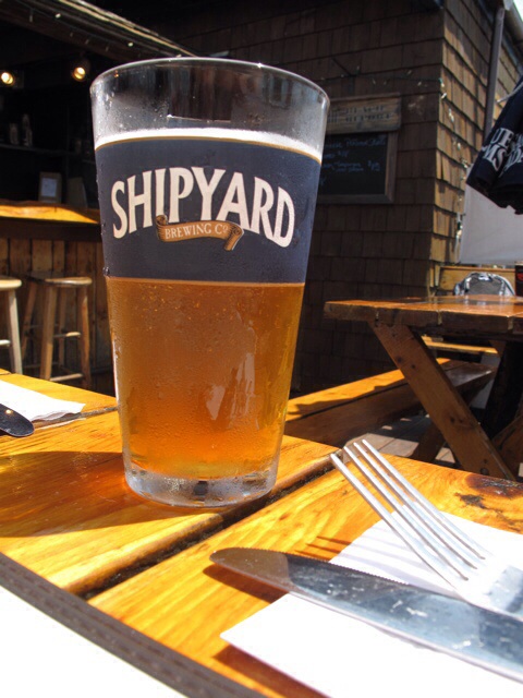 A pint of Shipyard