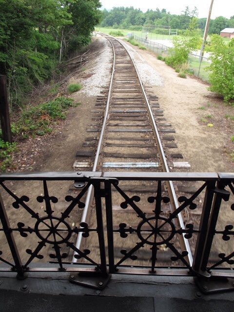 View from the observation car