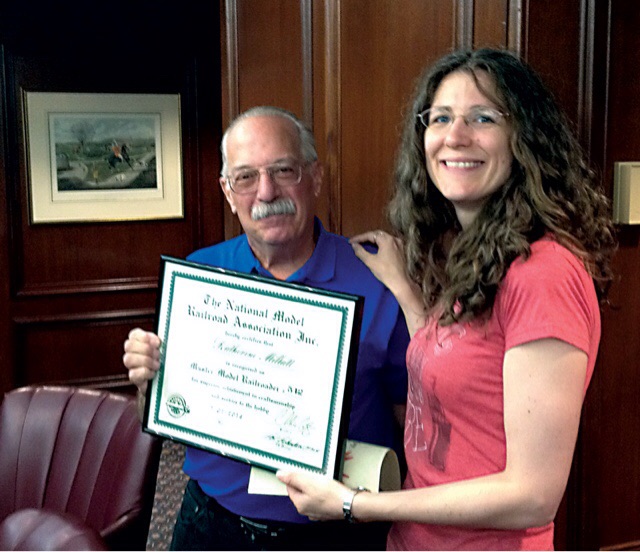 Frank Koch awarding my MMR