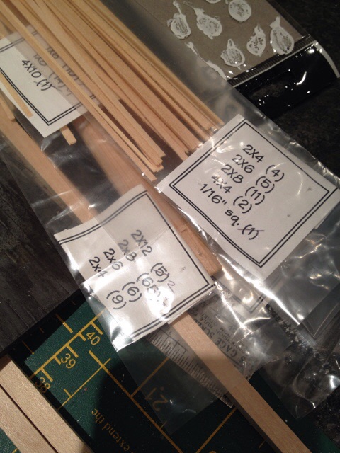 Strip wood