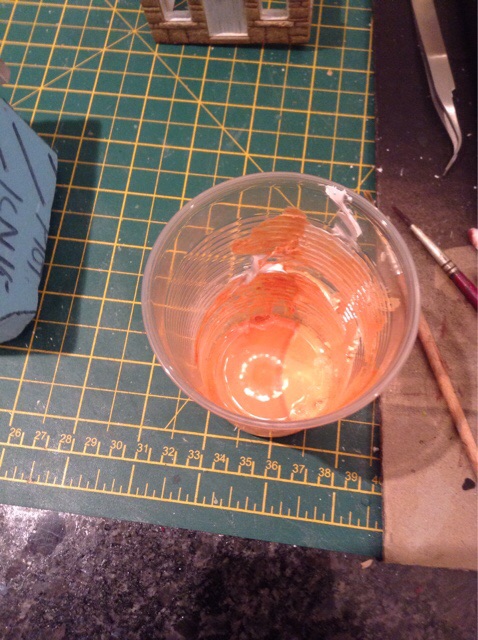 Orange oils wash