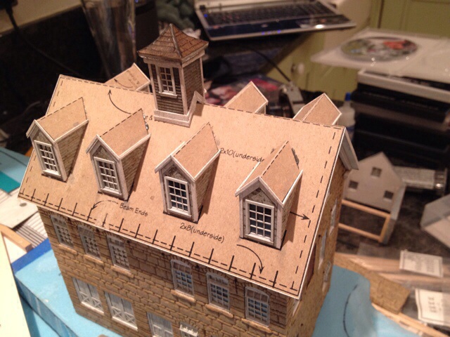 Cupola in place