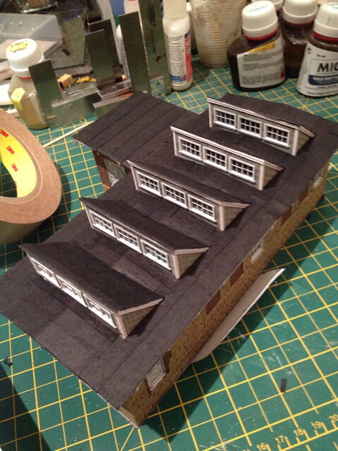 Finished roof