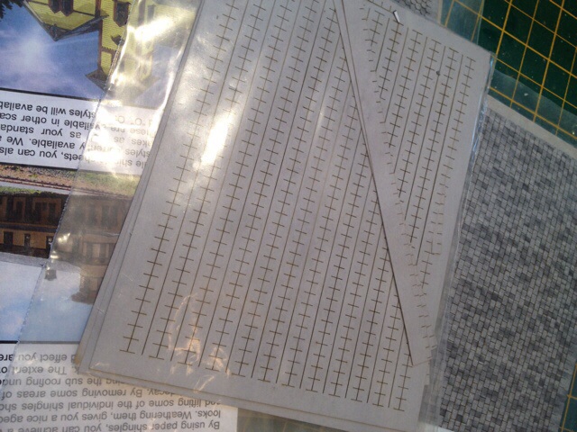 Brick building shingles