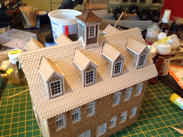 Finished roof
