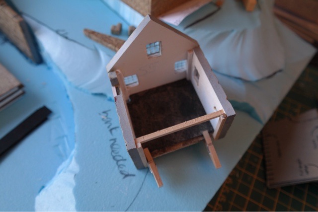Glued floor