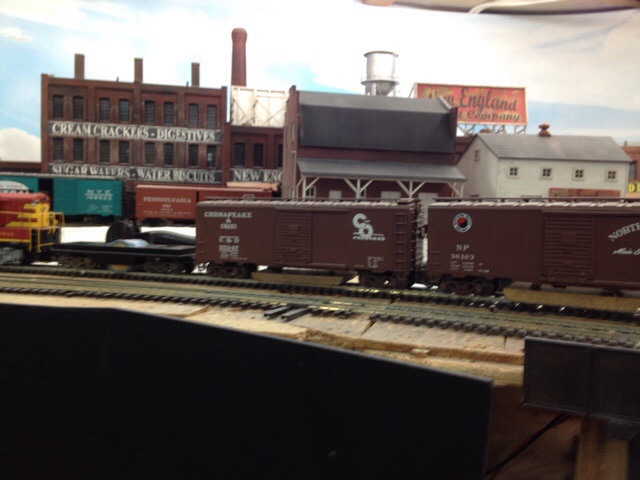 Cleanin train close up