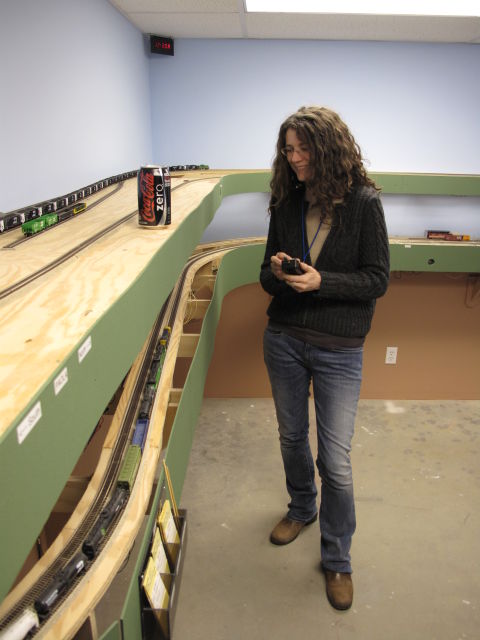 Operating at Joe Kaspar's layout