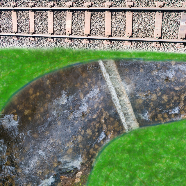 Modelling Water Course Diorama Plan