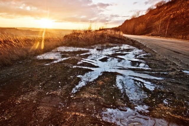 Frozen Puddles